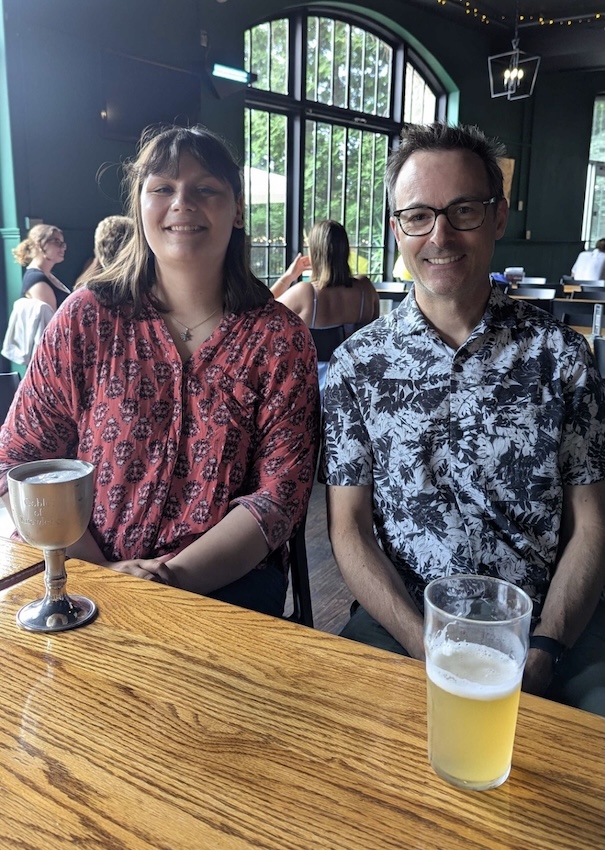 Hailey with the Goblet of Knowledge